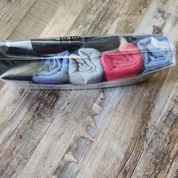 George Men's 6 Pack Mid-Rise Briefs Size XL Red Blue Gray Black Wicking Tagless - Picture 2 of 6